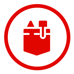 Large Side Pockets Icon